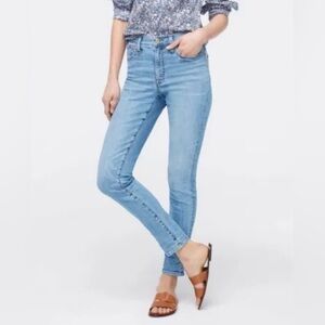 NWT J.Crew 9” High Rise Toothpick Jean - 30 Tall